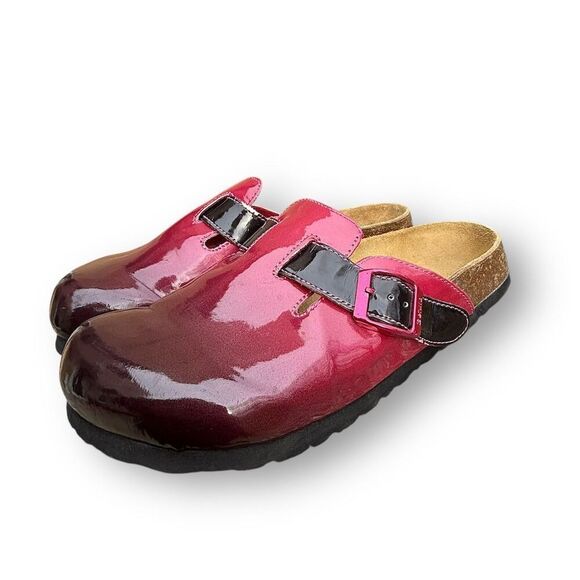 Betula by Birkenstock Pink Ombre Clogs Unisex Size 7 EU 38 Casual Shoes - Picture 11 of 16